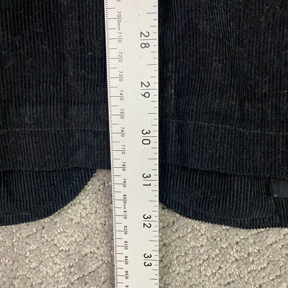 Old Navy Corduroy Blazer Sport Coat Men's Large Black Heavyweight Cotton - Picture 14 of 14